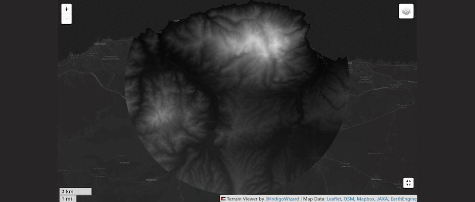 Topography in GEE
